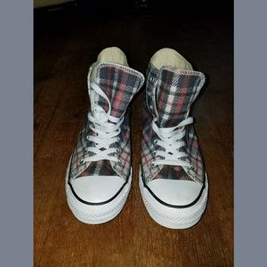 Brand New Plaid Converse